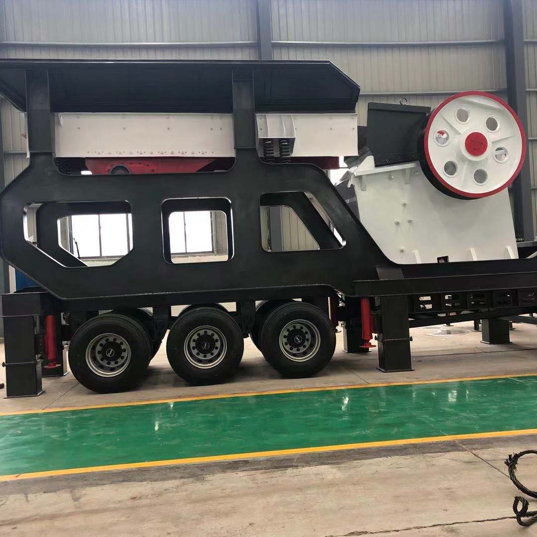 Jaw mobile crushing station